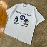 Vintage MSU Gator Bowl T-Shirt White X-Large (1989)