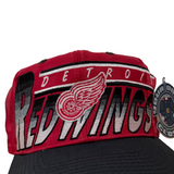 Vintage Detroit Red Wings Logo Athletic SnapBack Hat (1990s)