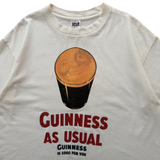 Vintage “Guinness as Usual” T-Shirt X-Large (1990s)