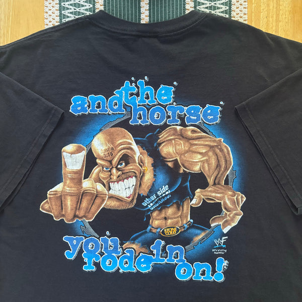 Vintage Stone Cold Steve Austin WWF “Caricature” T-Shirt X-Large (1998)