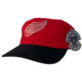 Vintage Detroit Red Wings Corduroy Snapback Hat (1990s)