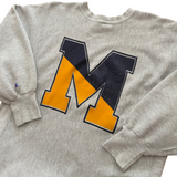 Vintage UofM Champion Reverse Weave Sweatshirt (1990s)