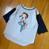 Vintage Betty Boop Baseball T-Shirt Medium