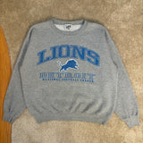 Vintage Detroit Lions Crewneck Sweatshirt Medium (1997)