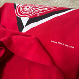 Vintage Detroit Red Wings “Block Letter” T-Shirt XXL (1994)
