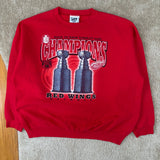 Vintage Detroit Red Wings “Back to Back” Crewneck Sweatshirt XXL (1998)