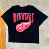 Vintage Detroit Redwings “Big Logo” T-Shirt X-Large (1991)