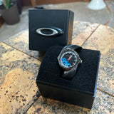 Y2K Oakley Crush 2.5 Analog Black/Steel Lily Watch (2002)