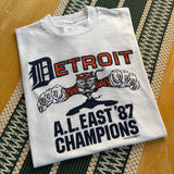 Vintage Detroit Tigers “A.L East Champs” T-Shirt Small (1987)