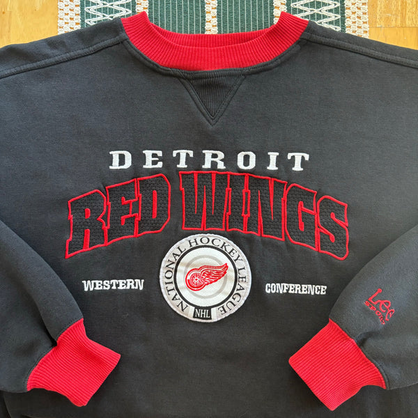 Vintage Detroit Redwings Crewneck Sweatshirt Large (1990s)