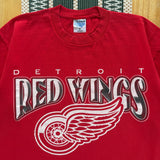 Vintage Detroit Red Wings T-Shirt X-Large (1990s)