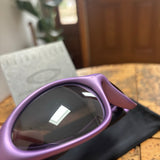 Vintage Oakley Minute 1.0 Electric Violet/Black Sunglasses (1999)