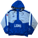 Vintage Detroit Lions Reebok Pull Over Puffer Jacket X-Large (1990s)