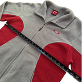 Y2K Oakley Fleece Zip Up Jacket Medium (2000s)