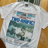 Vintage Detroit Pistons “TWO-RRIFIC!” T-Shirt Large (1990)