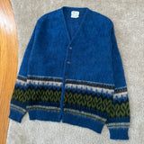 Vintage Sears Mohair Cardigan Sweater Medium (1960s)