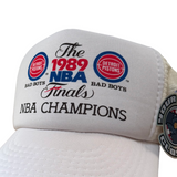 Vintage Detroit Pistons “NBA Champions” Trucker Hat (1989)