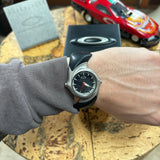 Y2K Oakley Crush 2.5 Black/Stainless Steel Analogue Watch (2001)