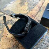 Y2K Oakley Crush 2.5 Analog Black/Steel Lily Watch (2002)