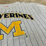 Vintage UofM Pinstriped T-Shirt X-Large (1990s)