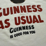 Vintage “Guinness as Usual” T-Shirt X-Large (1990s)