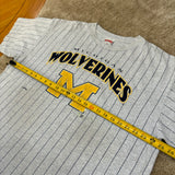 Vintage UofM Pinstriped T-Shirt X-Large (1990s)