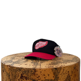 Vintage Detroit Red Wings “Plain Logo” Snapback Hat (1990s)