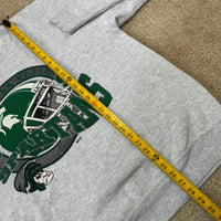 Vintage MSU Football Crewneck Sweatshirt XL (1990s)