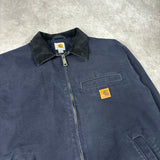 Y2K Carhartt Bankston Jacket Navy Medium (2000s)