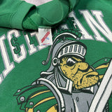 1989 MSU “Warrior Sparty” Raglan Crewneck Sweatshirt XL