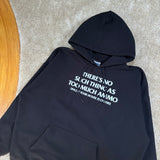 Y2K “Ammo” Funny Text Hoodie Sweatshirt Large (2000s)
