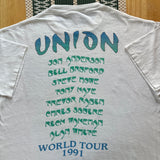 Vintage Yes Union World Tour T-Shirt XL (1991)