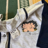 Vintage Betty Boop Baseball T-Shirt Medium