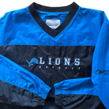 Y2K Detroit Lions Reebok Windbreaker Pullover Medium (2000s)