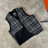 Vintage Stussy Plaid Burly Gear Wool Vest Large (1990s)
