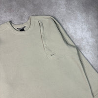 Y2K Nike ACG Beige Fleece Pullover XL (2000s)