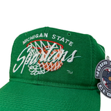 Vintage MSU “Basketball” Snapback Hat (1990s)