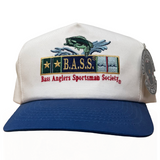 Vintage Bass Anglers Sportsman Society Snapback Hat (1990s)