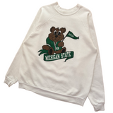 Vintage MSU “Bear” Crewneck Sweatshirt Large (1980s)