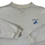 Vintage Detroit Lions Striped Crewneck Sweatshirt Large (1990s)