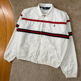 Vintage Polo Ralph Lauren Stripe Harrington Jacket Large (1990s)