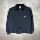 Y2K Carhartt Bankston Jacket Navy Medium (2000s)