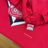 Vintage Detroit Red Wings “Block Letter” T-Shirt XXL (1994)