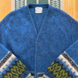 Vintage Sears Mohair Cardigan Sweater Medium (1960s)