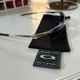Y2K Oakley Wiretap Silver/Ice Sunglasses (2002)