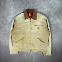 Vintage Carhartt Detroit Jacket XL Tan (1990s)