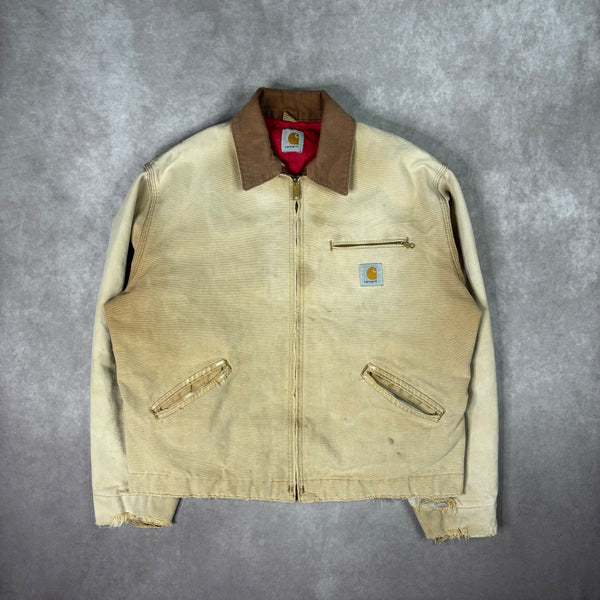 Vintage Carhartt Detroit Jacket XL Tan (1990s)