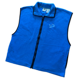 Vintage Detroit Lions Fleece Zip Up Vest X-Large (1990s)