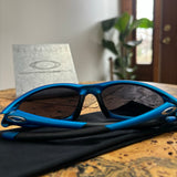 Y2K Oakley XX Electric Blue/Black Sunglasses (2000)