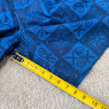 Vintage Nike Blue Tribal Patterned Short Small (1990s)